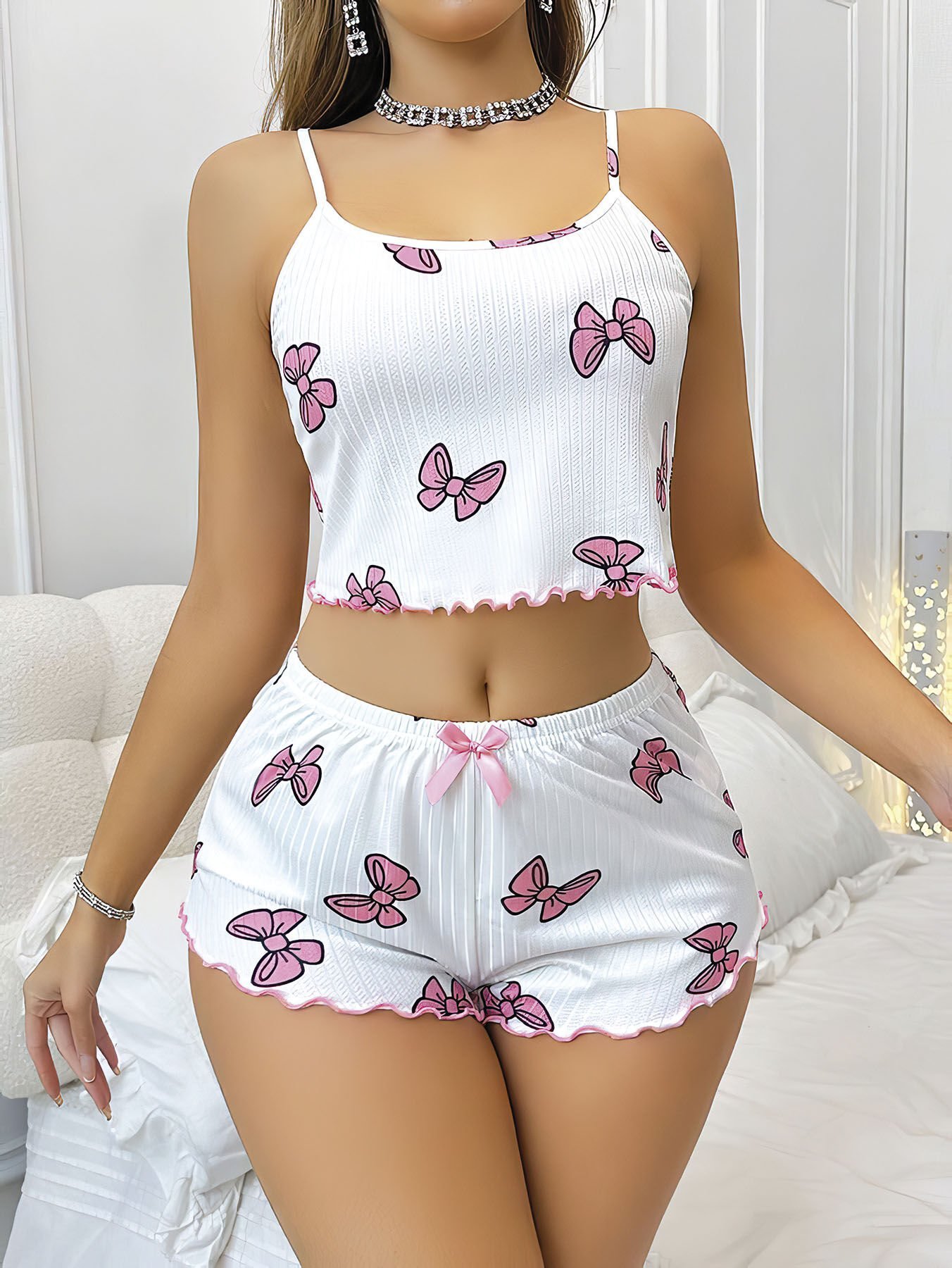 NIGHTLIGHT 3777 Bayan Şortlu Takım