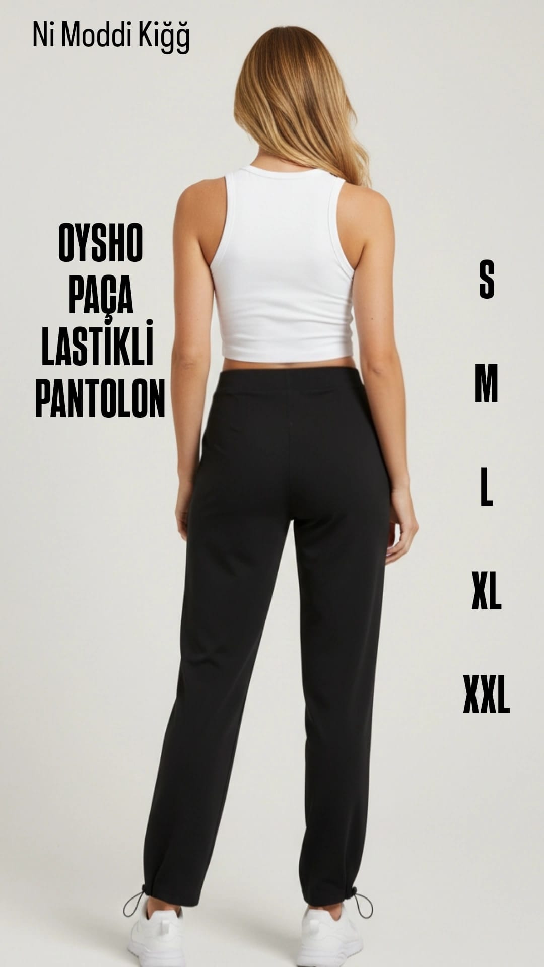 OYSHO 0001 Paça Lastikli Pantolon