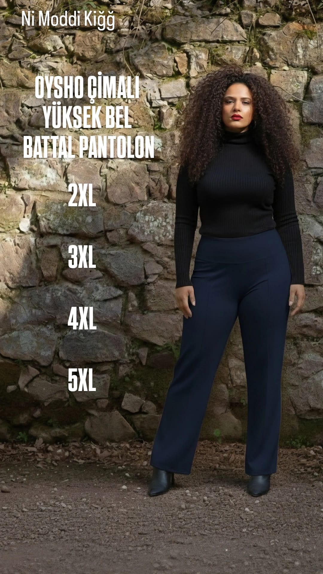 OYSHO 0037 Battal Pantolon