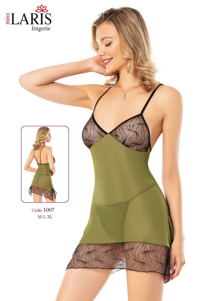 Miss Lariss 1007 Fantazi Gecelik Yeşil Renk