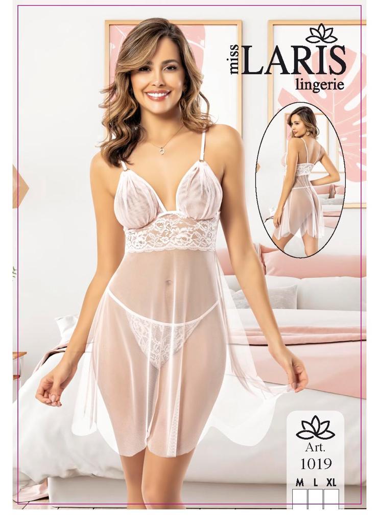 Miss Lariss 1019 Fantazi Gecelik Beyaz Renk