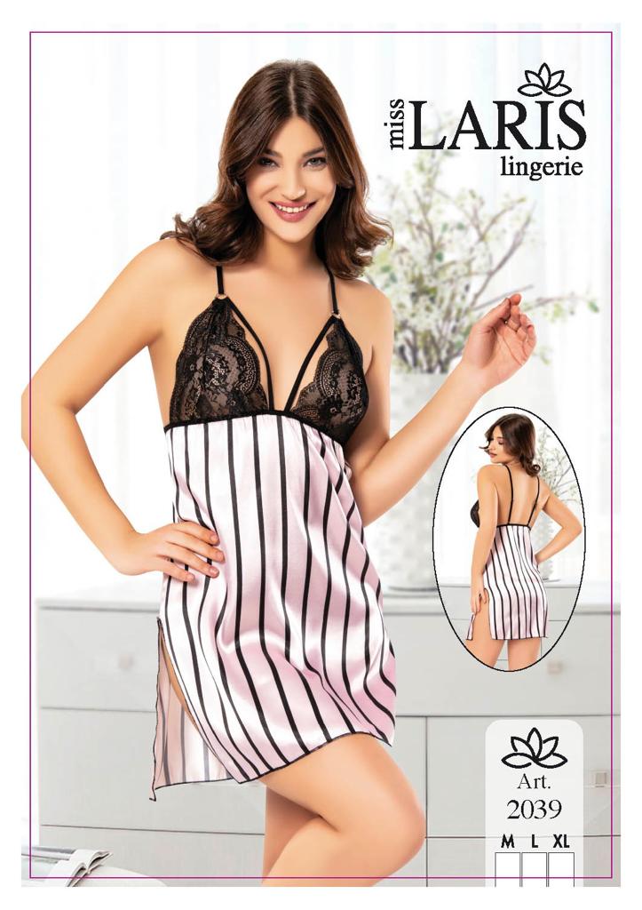 Miss Lariss 2039 Fantazi Gecelik Beyaz Renk