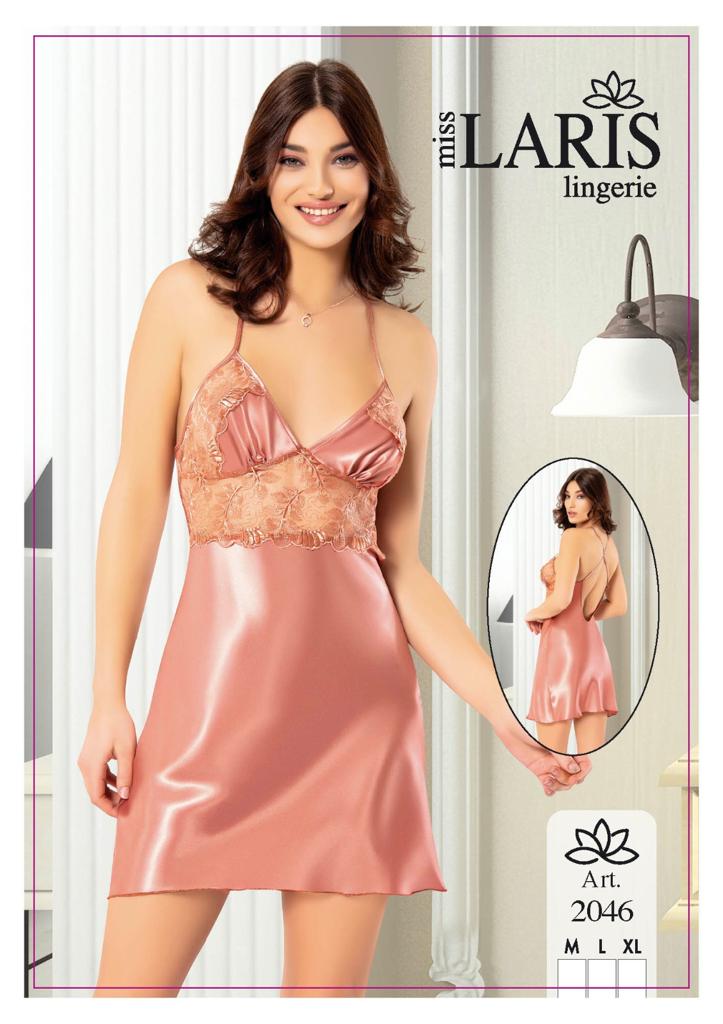 Miss Lariss 2046 Fantazi Gecelik Pudra Renk